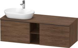 Duravit D-Neo Asma dolap ünitesi 1400 mm Koyu Ceviz Dekor DE4950LBD210000