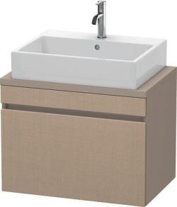 Duravit DuraStyle Asma dolap ünitesi Keten Dekor Ön yüzey: Keten Mat, Dekor, Gövde: Bazalt Mat, Dekor DS530107543