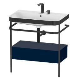 Duravit Happy D.2 metal konsollu ve çekmeceli c-bonded set 775 mm Gece Mavisi Saten Mat Lake HP4742E9898