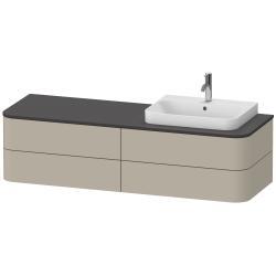 Duravit Happy D.2 Asma dolap ünitesi 1600 mm Taupe Saten Mat Lake HP4973R60600010