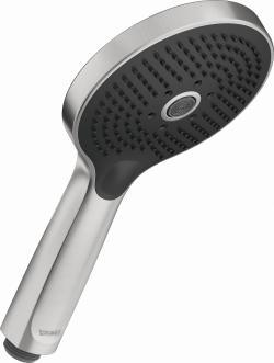 Duravit El duşu 3jet Click! MinusFlow 240 mm Fırçalanmış Paslanmaz Çelik