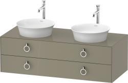 Duravit White Tulip Asma dolap ünitesi 1300 mm Taş Grisi Parlak WT4993BH2H20010