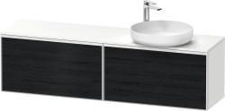 Duravit Vitrium Asma dolap ünitesi 1600 mm Siyah Meşe VT4783R1618000W