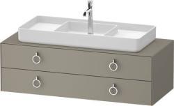 Duravit White Tulip Asma dolap ünitesi 1300 mm Taş Grisi Saten Mat Lake WT4992M92920000