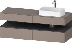 Duravit Studio F. A. Porsche Collection Asma dolap ünitesi 1600 mm Bazalt Mat QA4778049430010