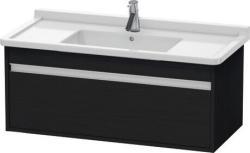 Duravit Ketho Asma dolap ünitesi Siyah Meşe Siyah Mat Dekor KT666501616