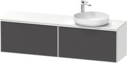 Duravit Vitrium Asma dolap ünitesi 1600 mm Grafit Mat VT4783R4918000W