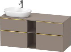 Duravit D-Neo Asma dolap ünitesi 1400 mm Bazalt Mat DE4970L34430000