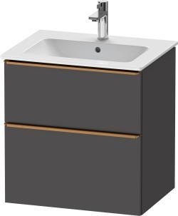 Duravit D-Neo Asma dolap ünitesi 610 mm Grafit Mat DE4361004490000