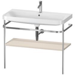 Duravit Happy D.2 c-shape Metal lavabo konsolu 975 mm Taupe Süper Mat HP4838O8383