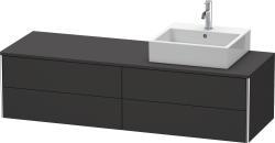 Duravit XSquare Asma dolap ünitesi 1600 mm Grafit Süper Mat XS4914R8080