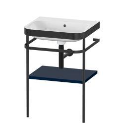 Duravit Happy D.2 c-bonded Metal lavabo konsolu 575 mm Gece Mavisi Saten Mat Lake HP4735N9898