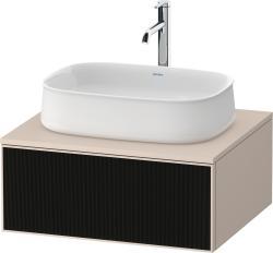 Duravit Zencha Asma dolap ünitesi 650 mm Siyah Çizgi Yapısı ZE4810063830000