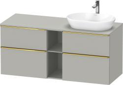 Duravit D-Neo Asma dolap ünitesi 1400 mm Beton Gri Mat Dekor DE4970R34070000