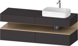 Duravit Studio F. A. Porsche Collection Asma dolap ünitesi 1600 mm Grafit Süper Mat QA4778030800000