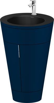 Duravit Starck 1 c-bonded yerden dolap 560 mm Gece Mavisi Saten Mat Lake S19514O10980010