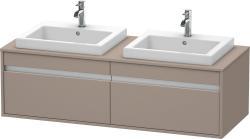 Duravit Ketho Asma dolap ünitesi 1400 mm Bazalt Mat KT6797B4343