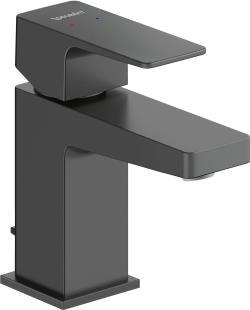 Duravit Manhattan Tek kollu lavabo bataryası S 48 mm Siyah Mat MH1010001046