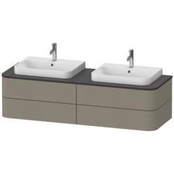 Duravit Happy D.2 Asma dolap ünitesi Taş Grisi Saten Mat Lake Gri (Taş) İpeksi mat Boya, İç aydınlatma: Entegre HP4964B92920010
