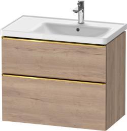 Duravit D-Neo Asma dolap ünitesi 784 mm Marbeled Oak DE4358034550000