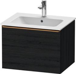 Duravit D-Neo Asma dolap ünitesi Siyah Meşe Siyah Mat Dekor, Kulp Bronz DE4261004160000