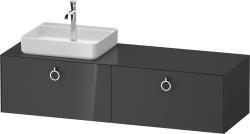 Duravit White Tulip Asma dolap ünitesi 1600 mm Grafit Parlak WT4890LH1H10000