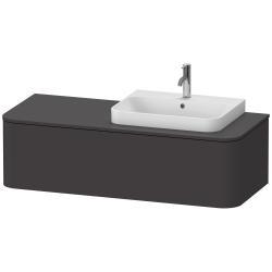 Duravit Happy D.2 Asma dolap ünitesi 1300 mm Grafit Süper Mat HP4942R8080