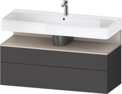 Duravit Studio F. A. Porsche Collection Asma dolap ünitesi 1190 mm Grafit Mat QA4396091490010
