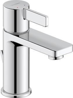 Duravit D-Neo Tek kollu lavabo bataryası S 50 mm Krom DE1010001010