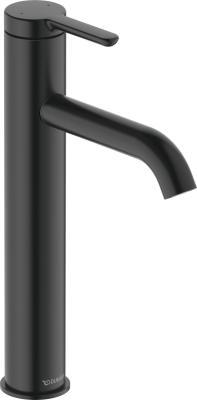 Duravit C.1 Tek kollu lavabo bataryası L 46 mm Siyah Mat C11030002046