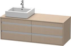 Duravit Ketho Asma dolap ünitesi 1400 mm Keten Dekor KT6657L7575