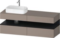 Duravit Studio F. A. Porsche Collection Asma dolap ünitesi 1600 mm Bazalt Mat QA4777016430010