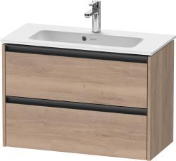 Duravit Ketho.2 Asma dolap ünitesi 810 mm Marbeled Oak K25256055550000