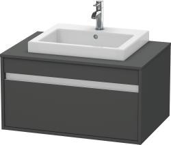 Duravit Ketho Asma dolap ünitesi 800 mm Grafit Mat KT679404949