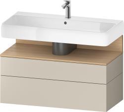 Duravit Studio F. A. Porsche Collection Asma dolap ünitesi 990 mm Taupe Süper Mat QA4395030830010