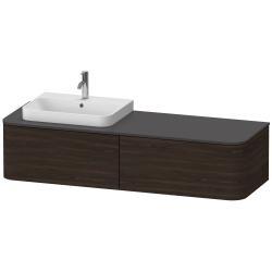 Duravit Happy D.2 Asma dolap ünitesi 1600 mm Fırçalanmış Ceviz HP4944L69690010