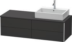 Duravit XSquare Asma dolap ünitesi 1400 mm Grafit Süper Mat XS4913R8080