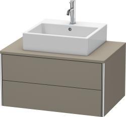 Duravit XSquare Asma dolap ünitesi 800 mm Flanel Gri Saten Mat Lake