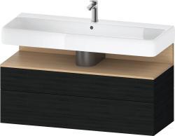 Duravit Studio F. A. Porsche Collection Asma dolap ünitesi 1190 mm Siyah Meşe QA4396030160010