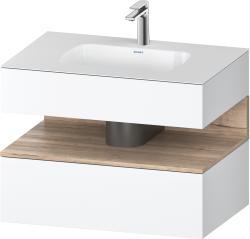 Duravit Studio F. A. Porsche Collection Ankastre lavabo tezgahlı dolap ünitesi ile birlikte 800 mm Beyaz Mat QA4785055180000