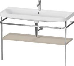 Duravit Happy D.2 c-shape Metal lavabo konsolu 1175 mm Taupe Saten Mat Lake HP4839O60600000