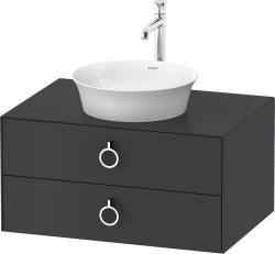 Duravit White Tulip Asma dolap ünitesi 800 mm Grafit Saten Mat WT499005858