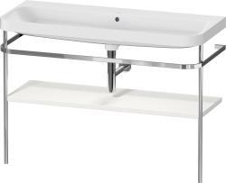 Duravit Happy D.2 c-shape Metal lavabo konsolu 1175 mm İskandinav Beyazı Saten Mat Lake HP4839N39390000