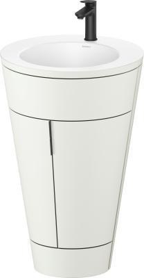 Duravit Starck 1 c-bonded yerden dolap 560 mm İskandinav Beyazı Saten Mat Lake S19512OBD390010
