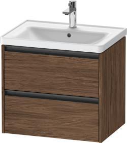 Duravit Ketho.2 Asma dolap ünitesi 634 mm Koyu Ceviz Dekor K25282021210000