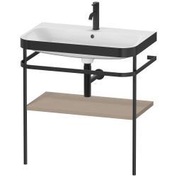 Duravit Happy D.2 c-bonded Metal lavabo konsolu 775 mm Keten Dekor HP4737O7575