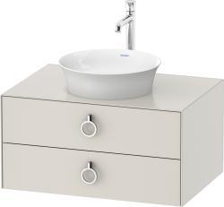 Duravit White Tulip Asma dolap ünitesi 800 mm İskandinav Beyazı Saten Mat Lake WT4990039390010