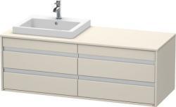 Duravit Ketho Asma dolap ünitesi 1400 mm Taupe Dekoru KT6757L9191