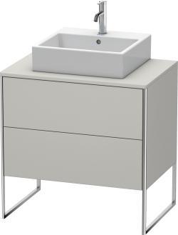 Duravit XSquare Yerden dolap ünitesi için tezgah 800 mm Beton Gri Mat Dekor