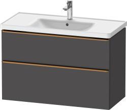 Duravit D-Neo Asma dolap ünitesi 984 mm Grafit Mat DE4356004490000